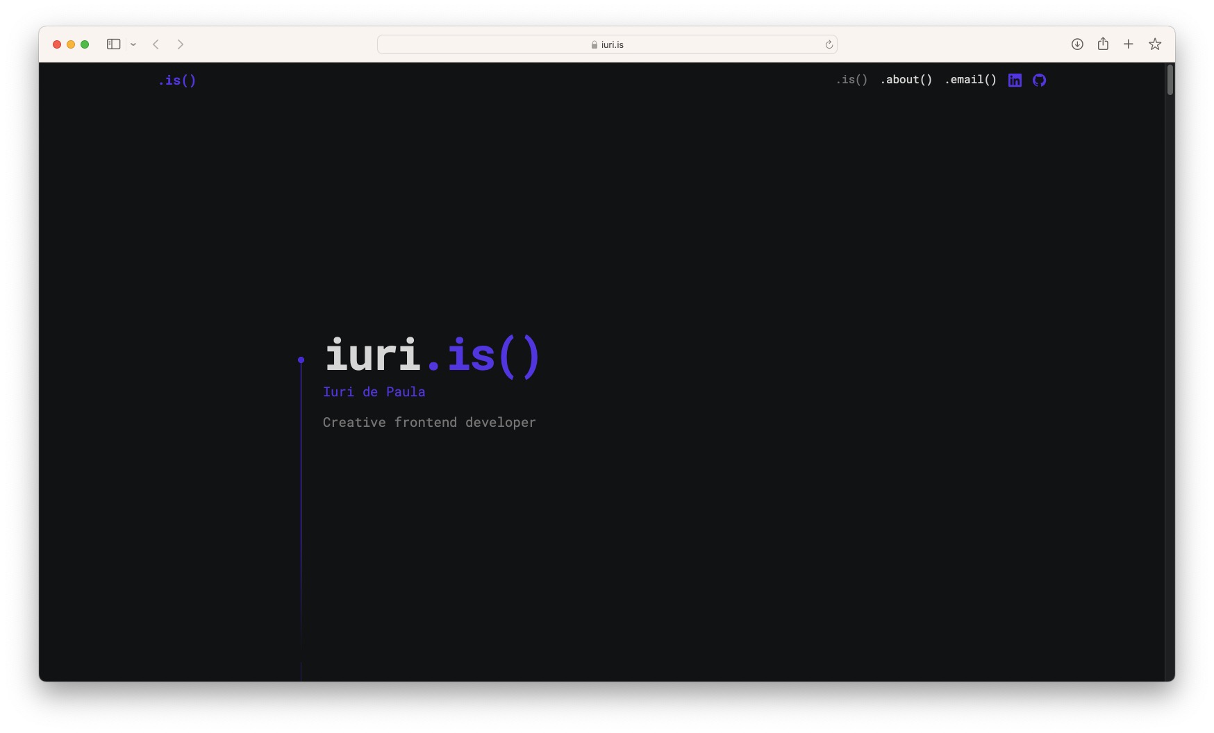 iuri.is homepage